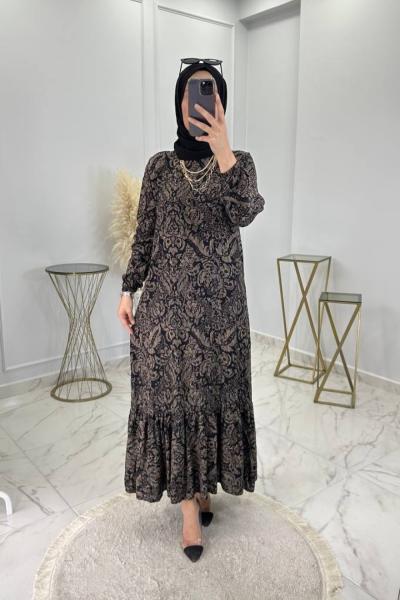 Irmak Elbise Siyah  Siyah