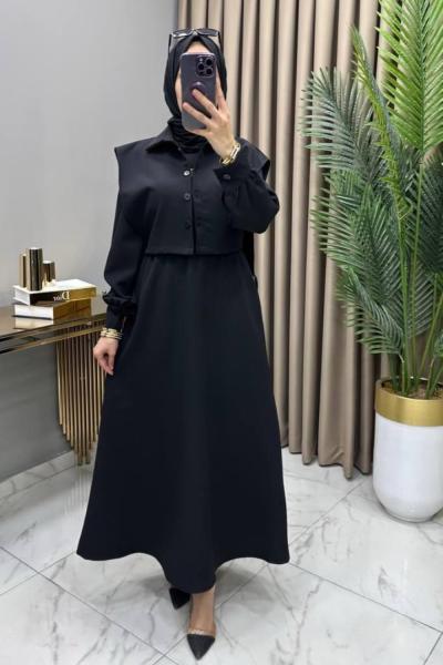 Irmak İkili Takım Siyah Siyah