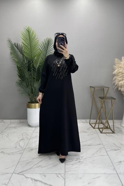 Jülide Abiye Elbise Siyah Siyah