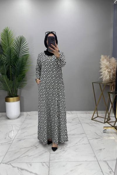 KADER ELBİSE SİYAH  Siyah