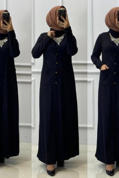 Kibar Takım Elbise Hırka Siyah Siyah