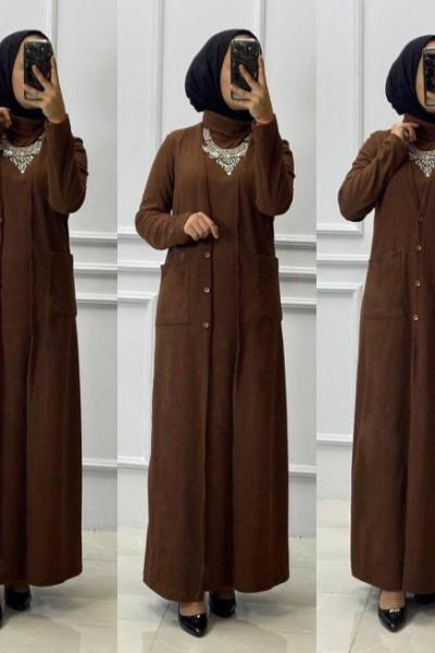 Kibar Takım Elbise Hırka Tarçın Tarçın