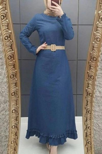 Kot Elbise Koyu Mavi kot mavi koyu