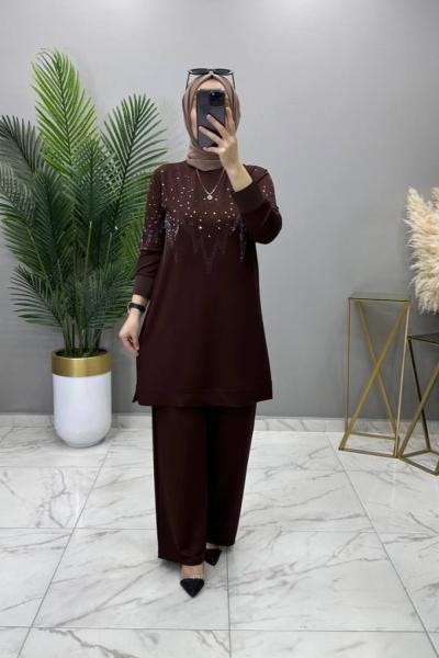 Kumru Takım Kahve renk Kahverengi