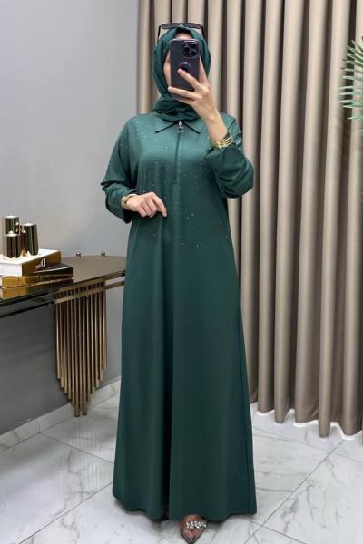 Lale Abiye Elbise Zümrüt  Zümrüt