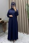 Lale Abiye Elbise Lacivert  Lacivert