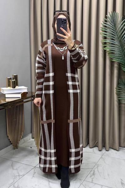 Lavanya Takım Kahve Kahverengi