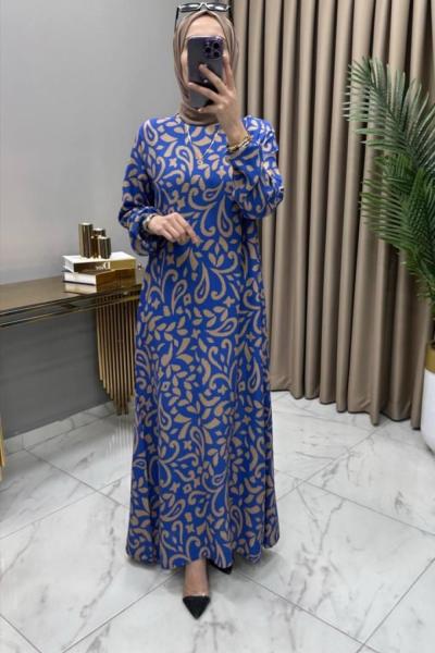 Leyla Elbise İndigo İndigo