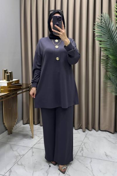 Lidya Takım Füme Füme