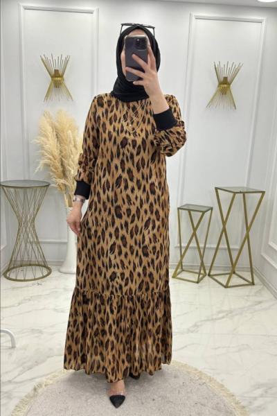 Liya İpek Şifon Elbise Siyah  Siyah