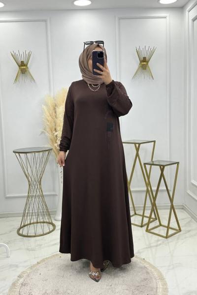 Mayda Elbise Kahve  Kahverengi
