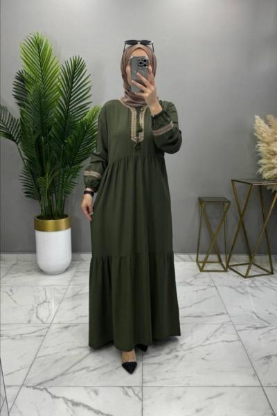 Medine Elbise Haki Haki