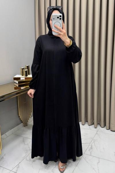 Medine Ferace Siyah Siyah