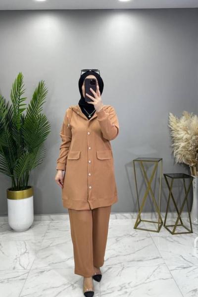 Melike Ceket Takım Vizon Vizon