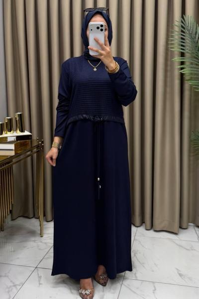 Melina Elbise Lacivert  Lacivert