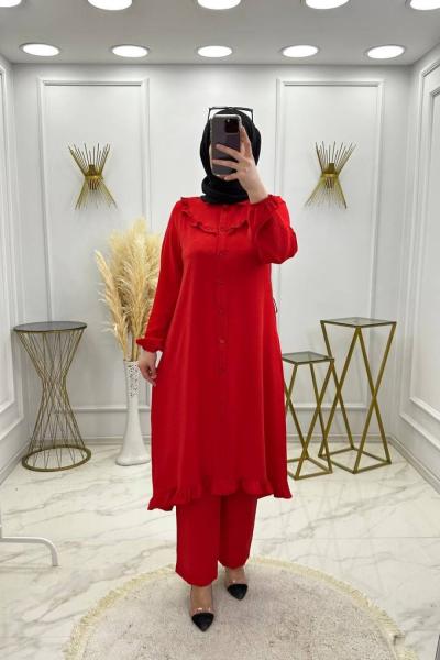 Melis Takım-Kırmızı Kırmızı