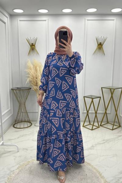 Meltem Elbise Mavi Mavi