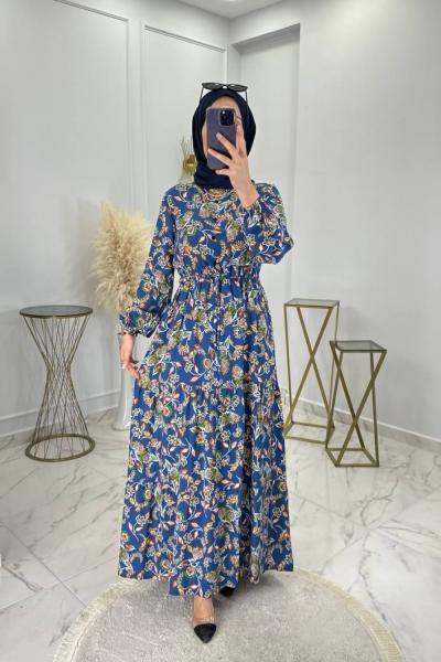 Menekşe Elbise İndigo İndigo