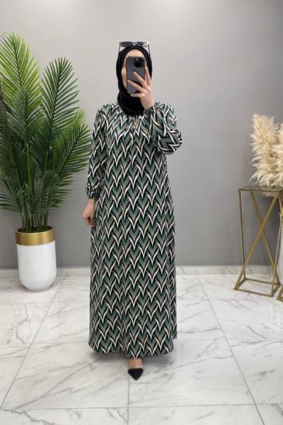 Meral Elbise Yeşil  Yeşil