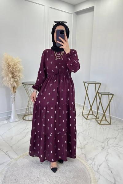 Merve Elbise Mor Mor