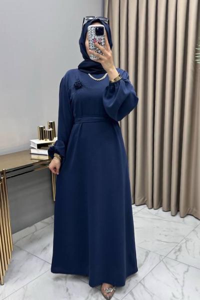 Mila Elbise Lacivert  Lacivert