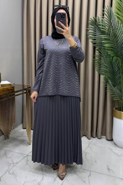 Mısra Takım Füme Füme