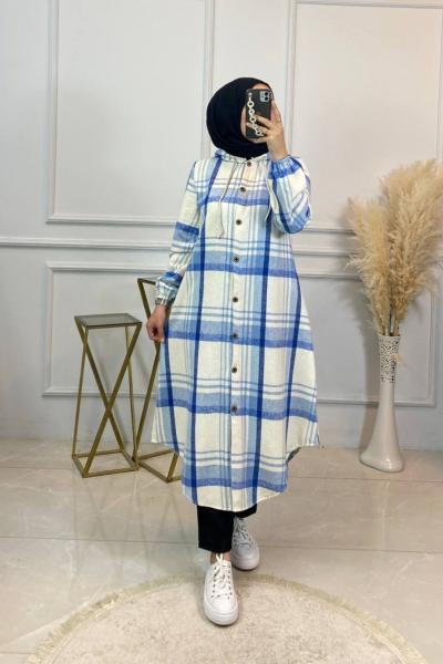 Nadide Oduncu Kap Mavi Mavi