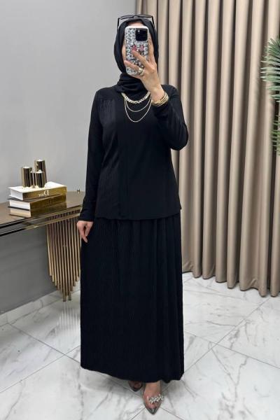 Nadide Takım Siyah Siyah