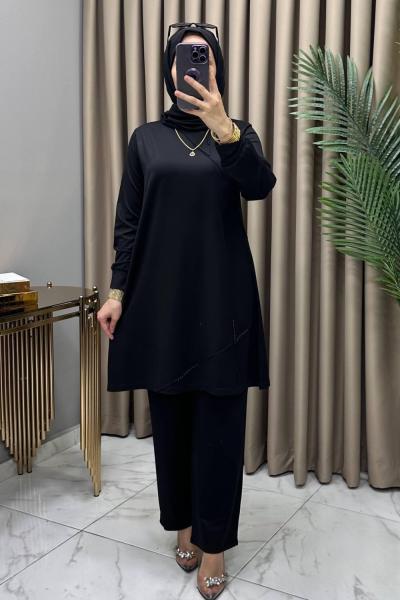 Nevin Takım Siyah Siyah