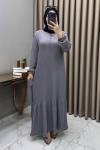 Nigar Elbise Gri  Gri