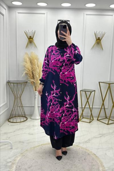 Nihan Takım Lacivert  Lacivert