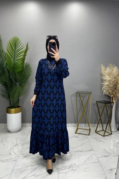 Nilda Elbise İndigo İndigo