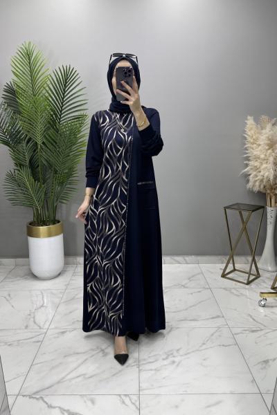 Öykü Elbise Lacivert  Lacivert