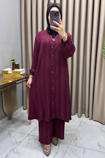Özge Takım Bordo  Bordo