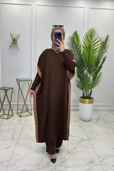 Panço Takım Üçlü Kahve Kahverengi