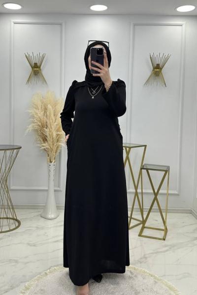 Pelin Elbise Siyah  Siyah