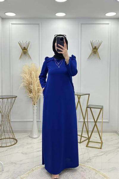 Pelin Elbise Mavi Mavi