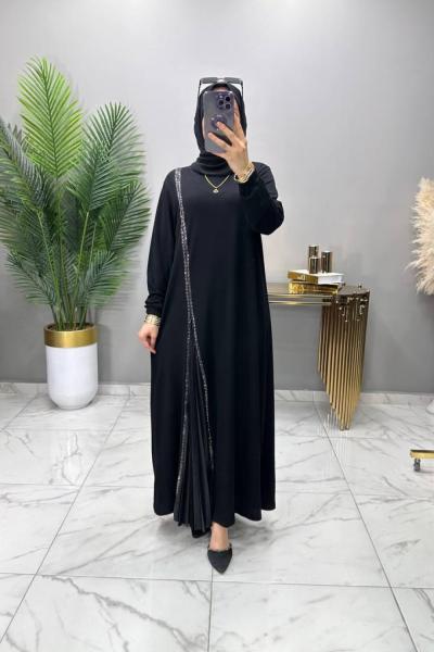 Peri Abiye Elbise Siyah Siyah