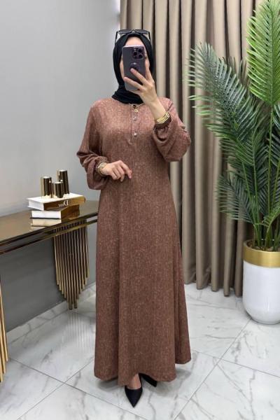 Pervin Elbise Kahve  Kahverengi