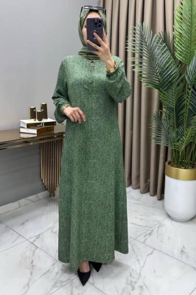 Pervin Elbise Yeşil Yeşil