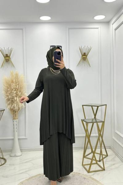 Piliseli Takım Haki Haki