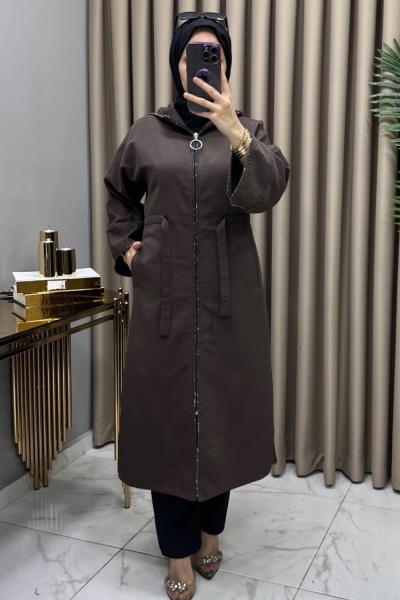 Pırıl Trenç Kap Kahve Kahverengi