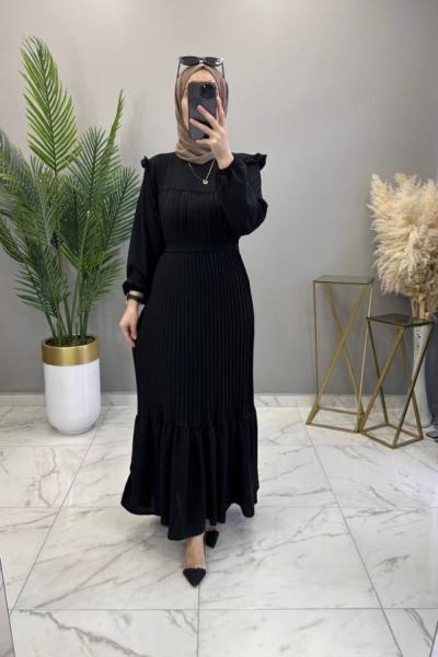 Prenses Elbise Siyah  Siyah