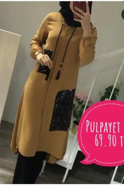 pulpayet fermuarlı kap hardal Hardal Sarısı