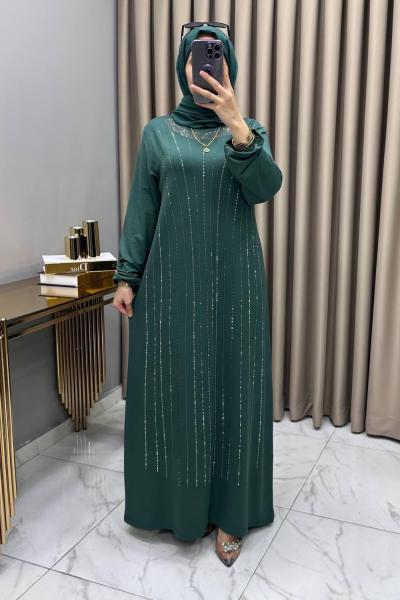 Reyhan Abiye Elbise Zümrüt Zümrüt