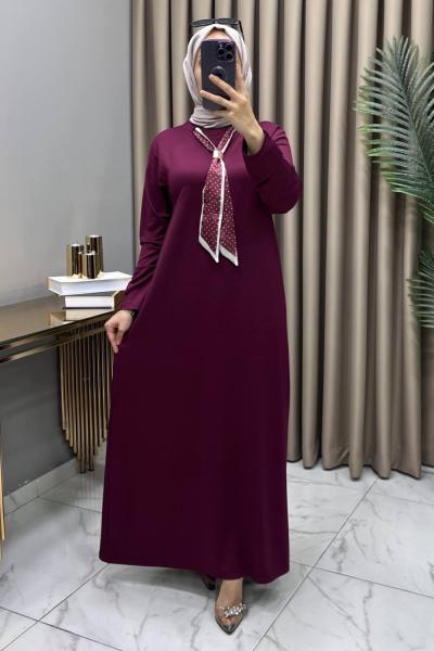 Rumeysa Elbise Fuşya Fuşya