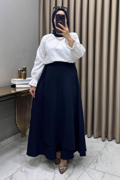 Rüya Etek Lacivert  Lacivert