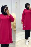 Salaş Tunik Fuşya Fuşya