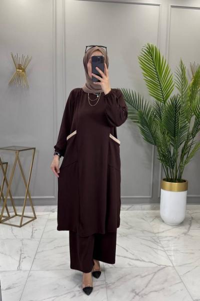 Sare Takım Kahve  Kahverengi