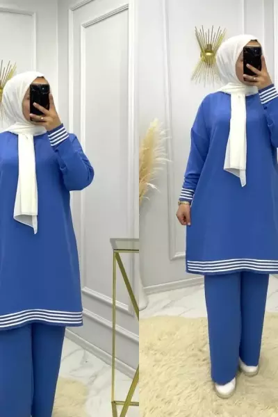 Seda Ayrobin Takım Indigo